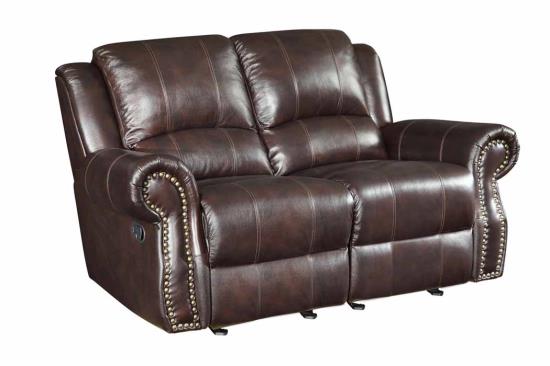 price of italian leather nailhead recliner sofa